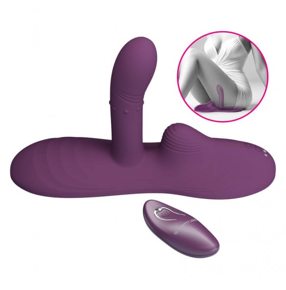 Pretty Love - Nodding Heating Bead Thrusting Vibrator (Wireless Remote - Chargeable) Pretty Love - Nodding Heating Bead Thrusting Vibrator (Wireless Remote - Chargeable)
